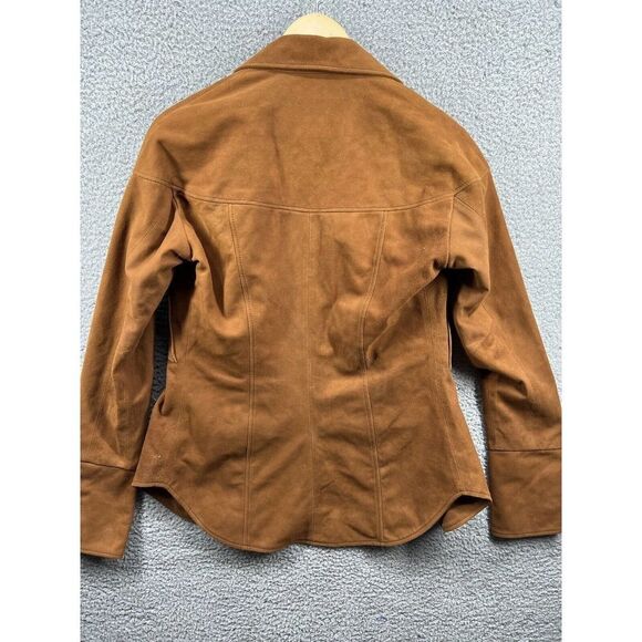 Free People Dancassab Maria Jacket Size Small Brown Suede Leather $880 - Picture 7 of 11